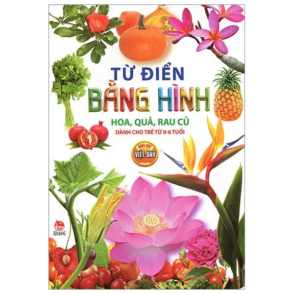 Sách Từ Điển Bằng Hình - Hoa, Quả, Rau Củ (Tái Bản 2018) - Tịnh Lâm