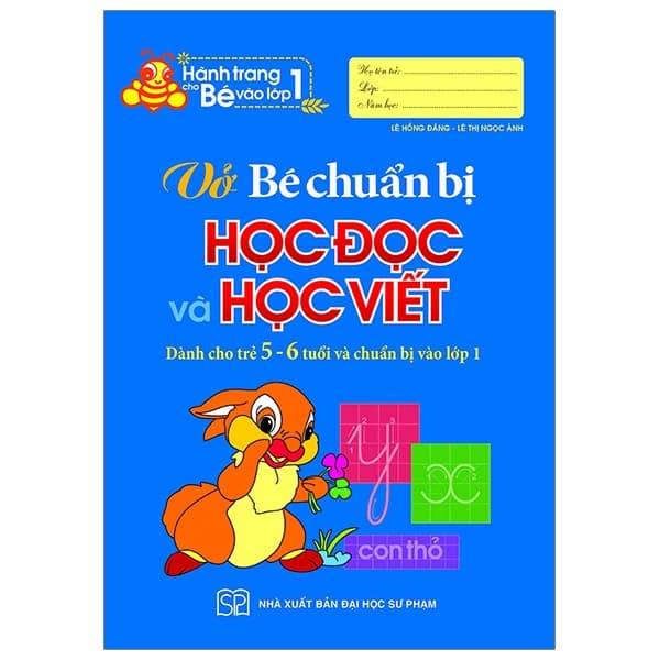 Sách Hành Trang Cho Bé Vào Lớp 1 - Vở Bé Chuẩn Bị Học Đọc & Học Vi� - Lê Hồng Đăng