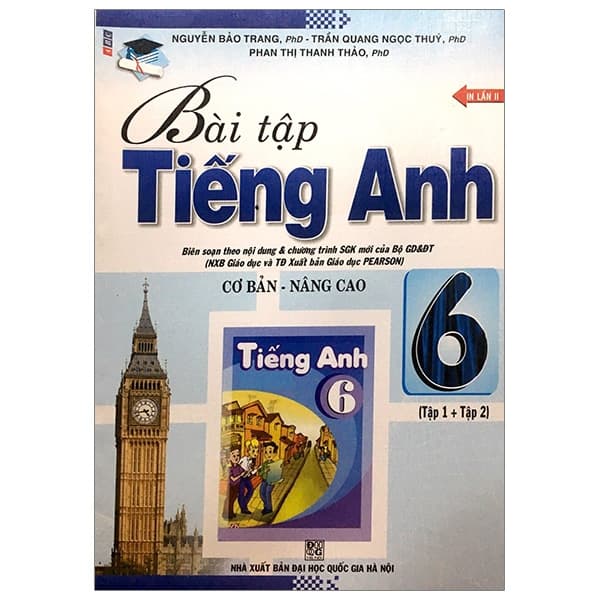 Sách Bài Tập Tiếng Anh 6 (Tập 1+2) - Nguyễn Bảo Trang