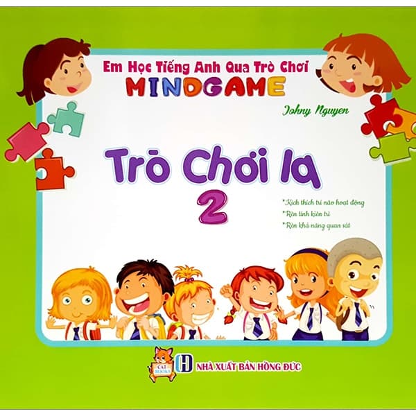 Sách Em Học Tiếng Anh Qua Trò Chơi - Trò Chơi IQ 2 - Johny Nguyen