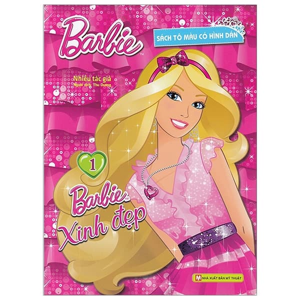 Sách Barbie Xinh Đẹp 1 (Tô Màu Có Hình Dán)