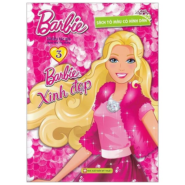 Sách Barbie Xinh Đẹp 3 (Tô Màu Có Hình Dán)