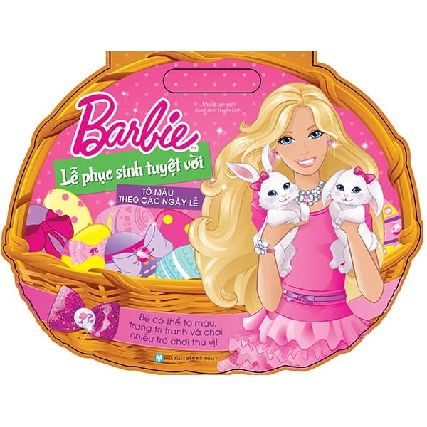Sách Barbie Lễ Phục Sinh Tuyệt Vời - Tô Màu Theo Các Ngày Lễ