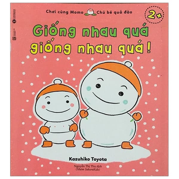 Sách Ehon Chơi Cùng Momo - Giống Nhau Quá, Giống Nhau Quá (Từ 2 Tuổi) (Tá - Kazuhiko Toyota