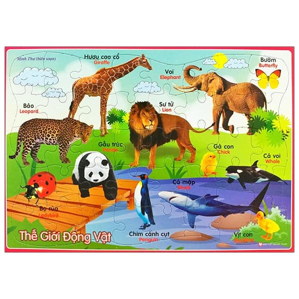 Sách Ghép Hình - Thế Giới Động Vật