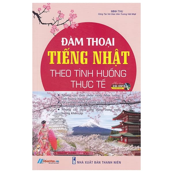 Sách Đàm Thoại Tiếng Nhật Theo Tình Huống Thật Tế - Minh Thu
