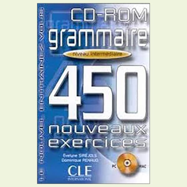 Sách 450 Nouveaux Exercices - Grammaire Niveau Intermediare - E1Velyne Siréjols