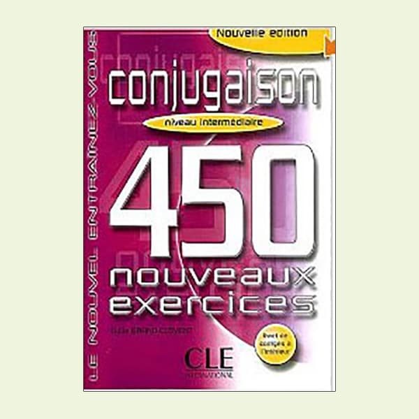 Sách 450 Nouveaux Exercices - Conjugaison Niveau Intermediare - Odile Grand