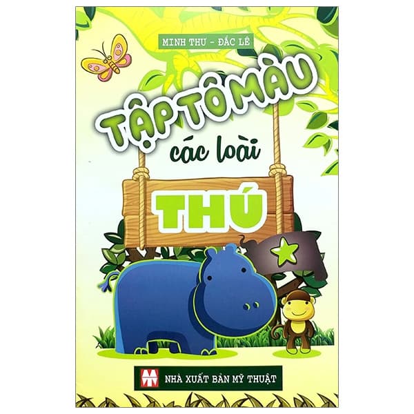 Sách Tập Tô Màu Các Loài Thú 1 - Minh Thư
