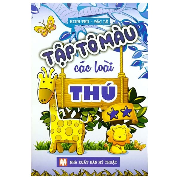 Sách Tập Tô Màu Các Loài Thú 2 - Minh Thư