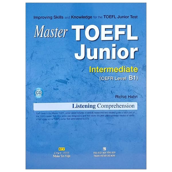 Sách Master Toefl Junior Intermediate: Listening Comprehension - Richie Hahn