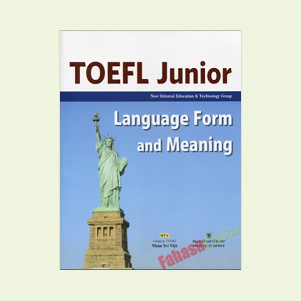 Sách Toefl Junior Language Form And Meaning - Làn