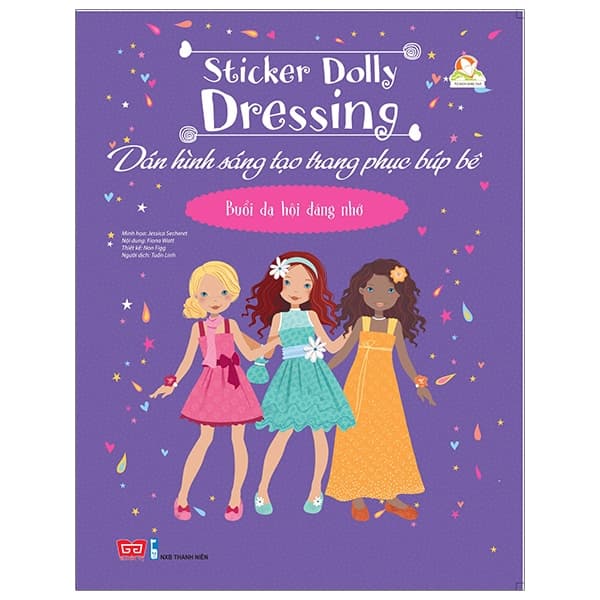 Sách Sticker Dolly Dressing - Dán hình sáng tạo trang phục búp bê - Buổi d� - Usbone