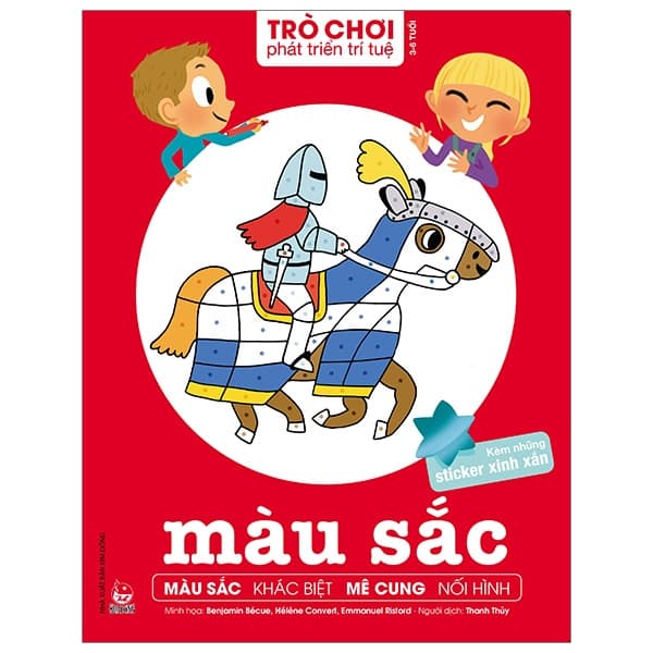 Sách Trò Chơi Phát Triển Trí Tuệ - Màu Sắc - Benjamin Bécue