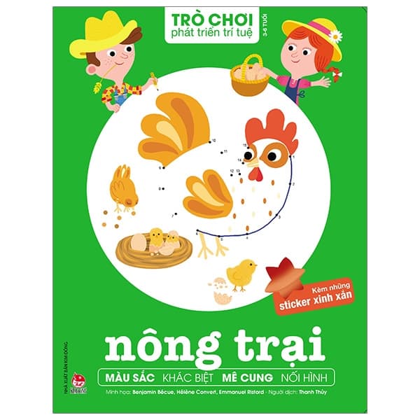 Sách Trò Chơi Phát Triển Trí Tuệ - Nông Trại - Benjamin Bécue