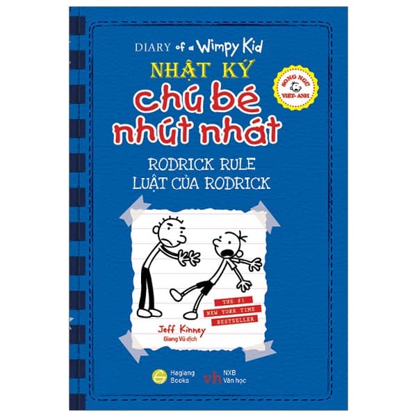Sách Song Ngữ Việt - Anh - Diary Of A Wimpy Kid  - Nhật Ký Chú Bé Nhút Nhát - Jeff Kinney