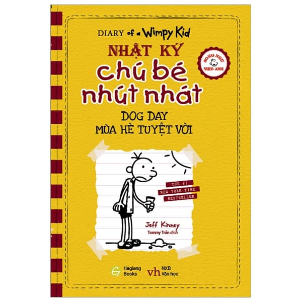 Sách Song Ngữ Việt - Anh - Diary Of A Wimpy Kid  - Nhật Ký Chú Bé Nhút Nhát - Jeff Kinney