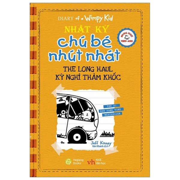 Sách Song Ngữ Việt - Anh - Diary Of A Wimpy Kid  - Nhật Ký Chú Bé Nhút Nhát - Jeff Kinney
