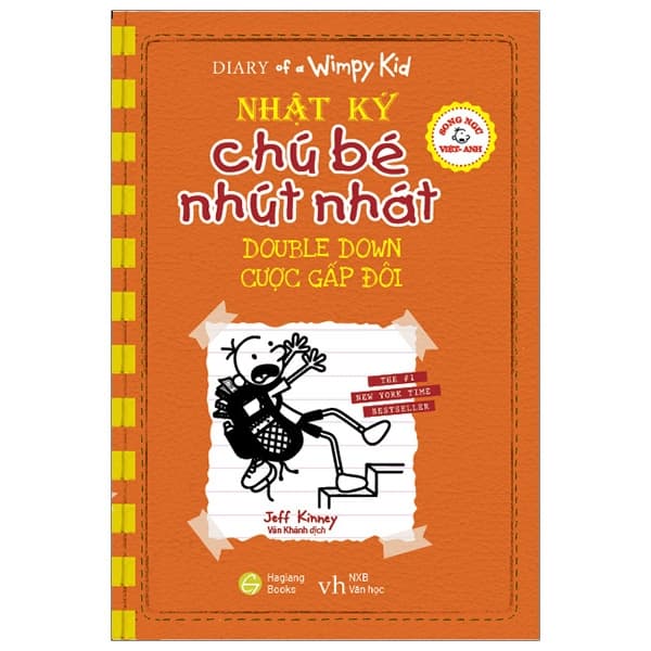 Sách Song Ngữ Việt - Anh - Diary Of A Wimpy Kid  - Nhật Ký Chú Bé Nhút Nhát - Jeff Kinney