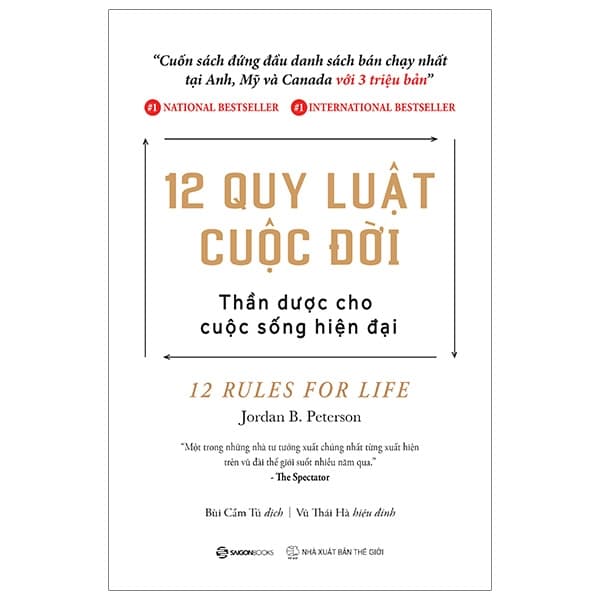 Sách 12 Quy Luật Cuộc Đời: Thần Dược Cho Cuộc Sống Hiện Đại - Jordan B Peterson