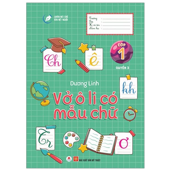 Sách Luyện Nét Chữ Rèn Nết Người - Vở Ô Li Có Mẫu Chữ - Lớp 1 - Q - Linh