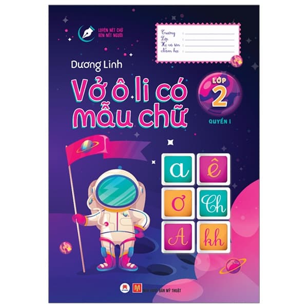 Sách Luyện Nét Chữ Rèn Nết Người - Vở Ô Li Có Mẫu Chữ - Lớp 2 - Q - Linh