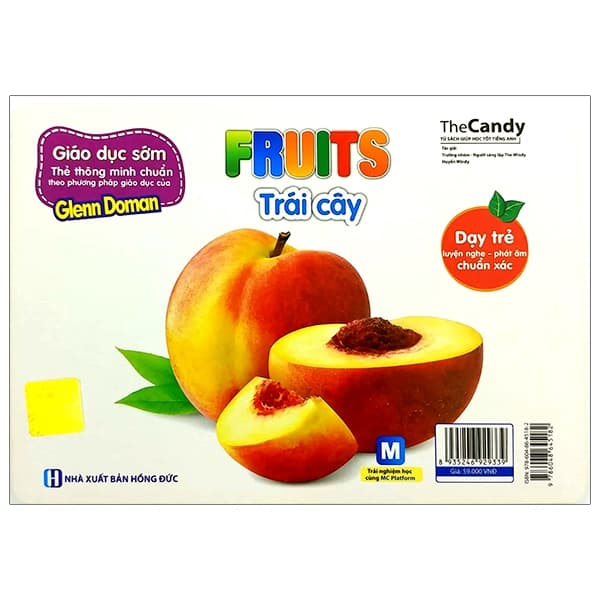 Sách Flashcard Dạy Trẻ Theo Phương Pháp Glenn Doman - Trái Cây - Fruits - Huyền Windy