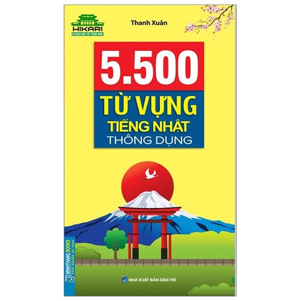 Sách 5500 Từ Vựng Tiếng Nhật Thông Dụng - Đàn Thanh