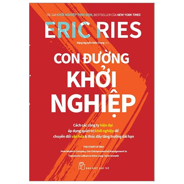 Sách Con Đường Khởi Nghiệp - Eric Ries
