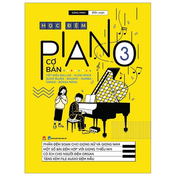 Sách Học Đệm Piano (Cơ Bản) - Tập 3 (Tái Bản 2020) - Song Minh