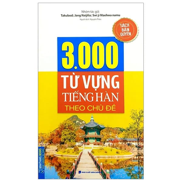 Sách 3000 Từ Vựng Tiềng Hàn Theo Chủ Đề