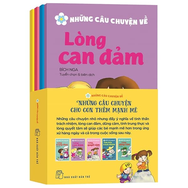 Sách Bộ Sách Những Câu Chuyện Cho Con Thêm Mạnh Mẽ (Bộ 5 Cuốn)