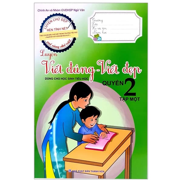 Sách Luyện Viết Đúng, Viết Đẹp 2 - Tập 1