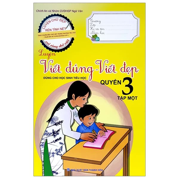 Sách Luyện Viết Đúng, Viết Đẹp 3 - Tập 1 - Nhiều Tác Giả