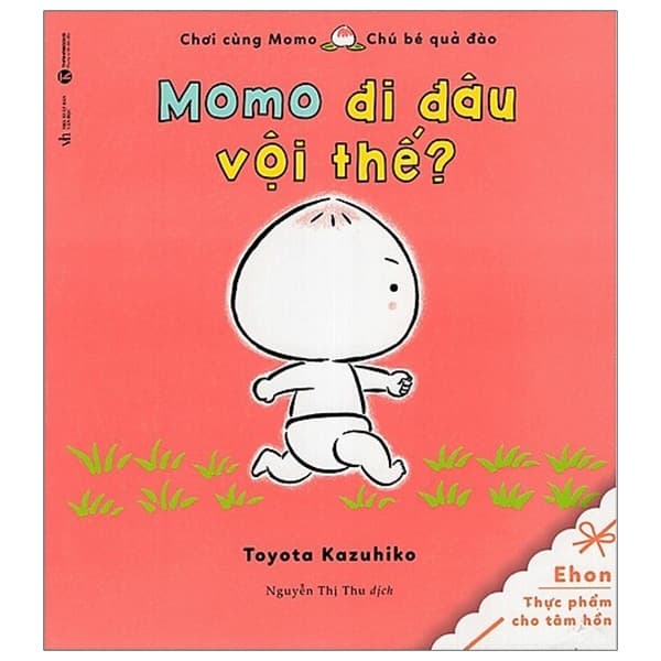 Sách Ehon Thực Phẩm Cho Tâm Hồn - Chơi Cùng Momo Chú Bé Quả Đào - Momo - Toyota Kazuhiko