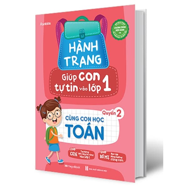 Sách Hành Trang Giúp Con Tự Tin Vào Lớp 1 - Quyển 2: Cùng Con Học Toán - Runkids