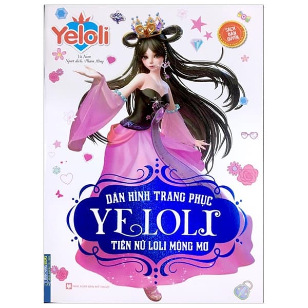 Sách Dán Hình Trang Phục Yeloli - Tiên Nữ Loli Mộng Mơ - Vũ Nam