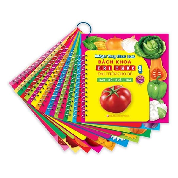 Sách Bách Khoa Tri Thức Đầu Tiên Cho Bé: Rau-Củ-Quả-Hoa (Bộ Sâu 10 Cu� - Minh Đào