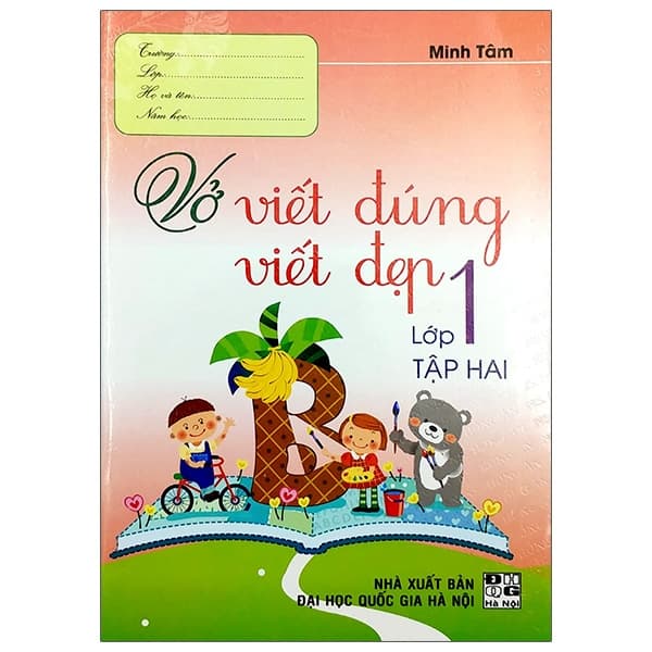 Sách Vở Viết Đúng, Viết Đẹp 1 - Tập 2 - Minh Hà