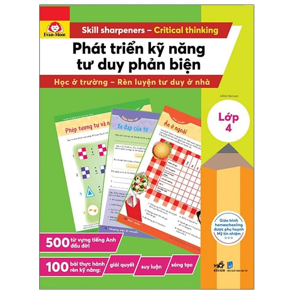 Sách Phát Triển Kỹ Năng Tư Duy Phản Biện - Lớp 4 - NXB Evan Moor