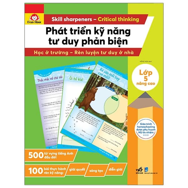 Sách Phát Triển Kỹ Năng Tư Duy Phản Biện - Lớp 5 Nâng Cao - NXB Evan Moor