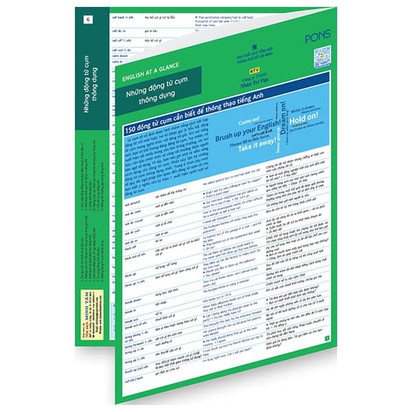 Sách (6) English At A Glance - Những Động Từ Cụm Thông Dụng