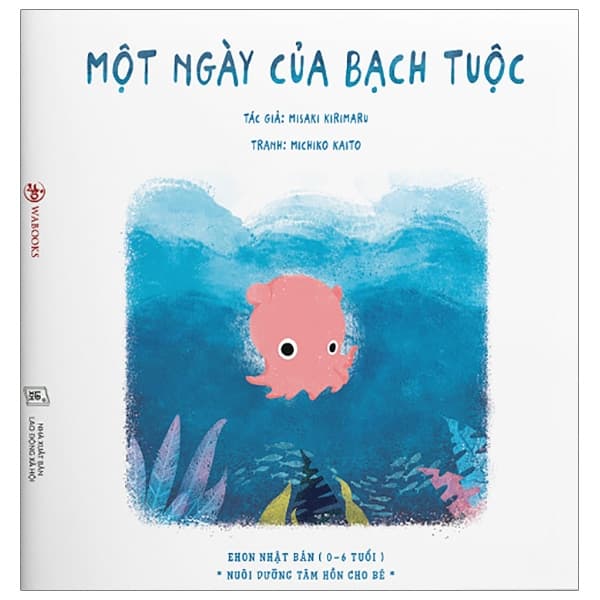 Sách Ehon Màu Sắc - Một Ngày Của Bạch Tuộc (0 - 6 Tuổi) - Misaki Kirimaru