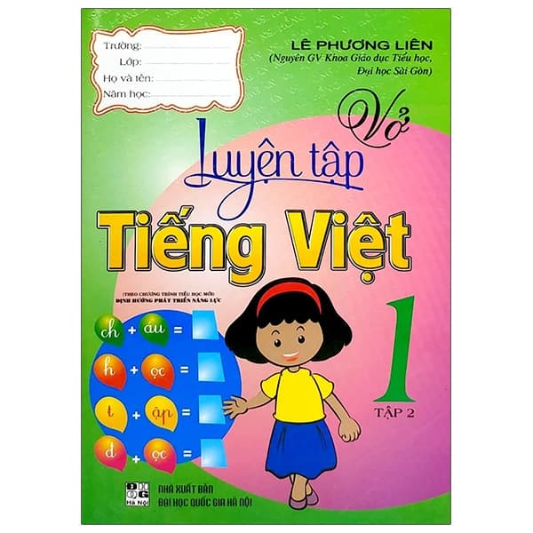 Sách Vở Luyện Tập Tiếng Việt 1 - Tập 2 - Lê Phương Liên