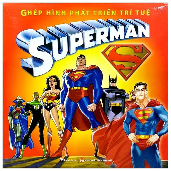 Sách Ghép Hình Phát Triển Trí Tuệ - Superman (Tái Bản 2019) - Nguyễn Hải Yến
