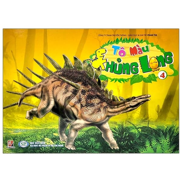 Sách Tô Màu Khủng Long 4 - Long