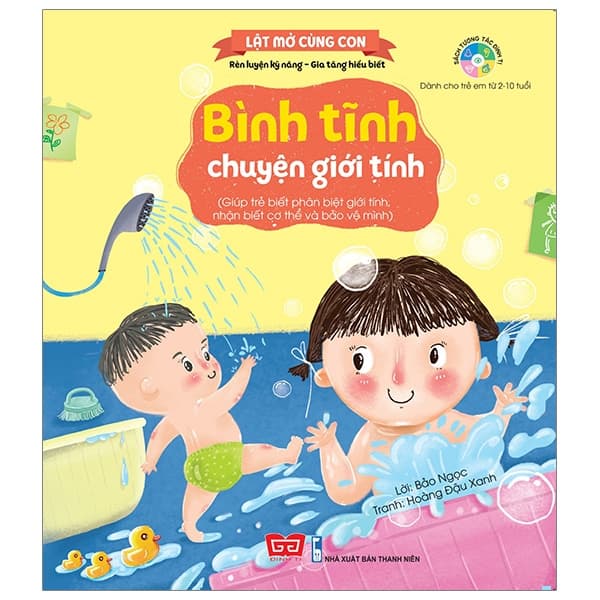 Sách Lật Mở Cùng Con - Bình Tĩnh Chuyện Giới Tính (Giúp Trẻ Biết Phâ - Bảo Ngọc