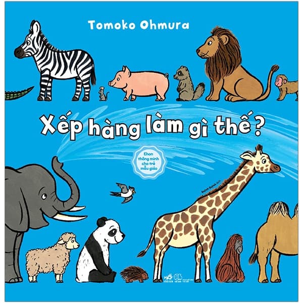 Sách Ehon Thông Minh Cho Trẻ Mẫu Giáo: Xếp Hàng Làm Gì Thế? - Ohmura Tomoko