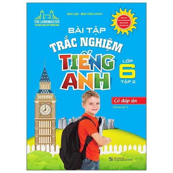Sách The Langmaster - Bài Tập Trắc Nghiệm Tiếng Anh Lớp 6 Tập 2 - Có Đ� - Đại Lợi