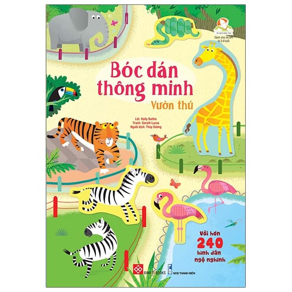 Sách Bóc Dán Thông Minh - Vườn Thú - Holly Bathie